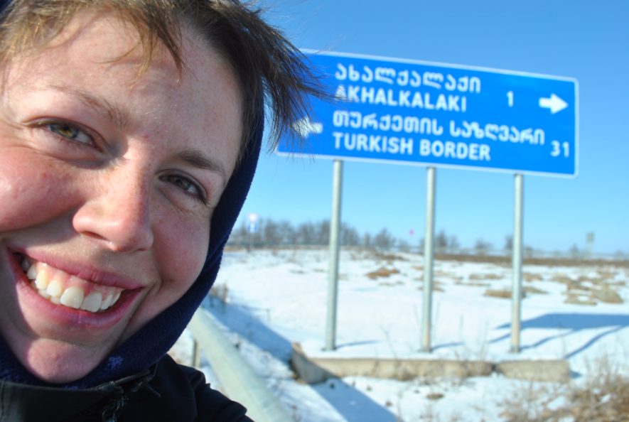 I spent eight months in former USSR before crossing into Turkey. The day I took this photo felt monumental. 